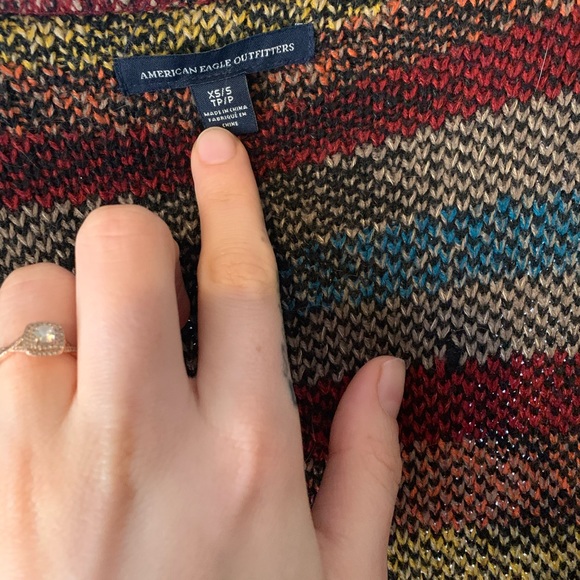 American eagle cardigan Aztec style print - Picture 4 of 5